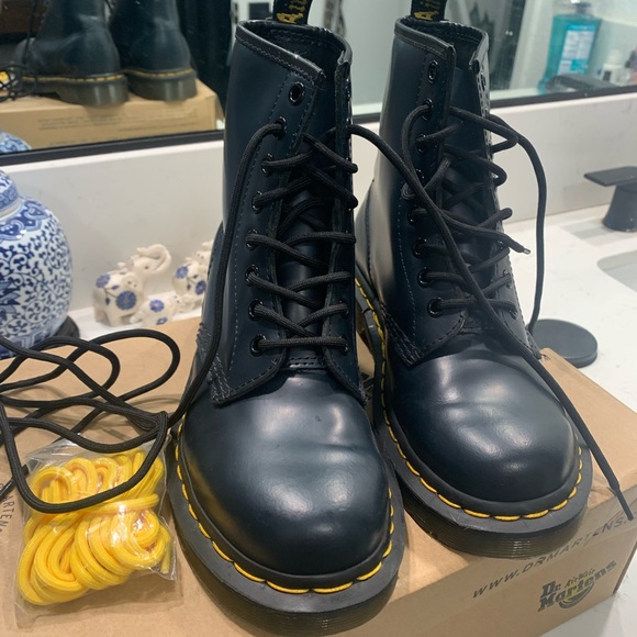 Dr. Martens Shoes | Doc Martens Navy Blue Boots | Color: Blue | Size: 5 | Vivien_V's Closet